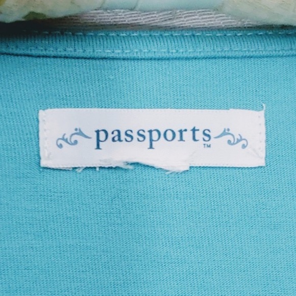 Passports | Sequin Yoke Long Sleeve Top | XL - Picture 3 of 7